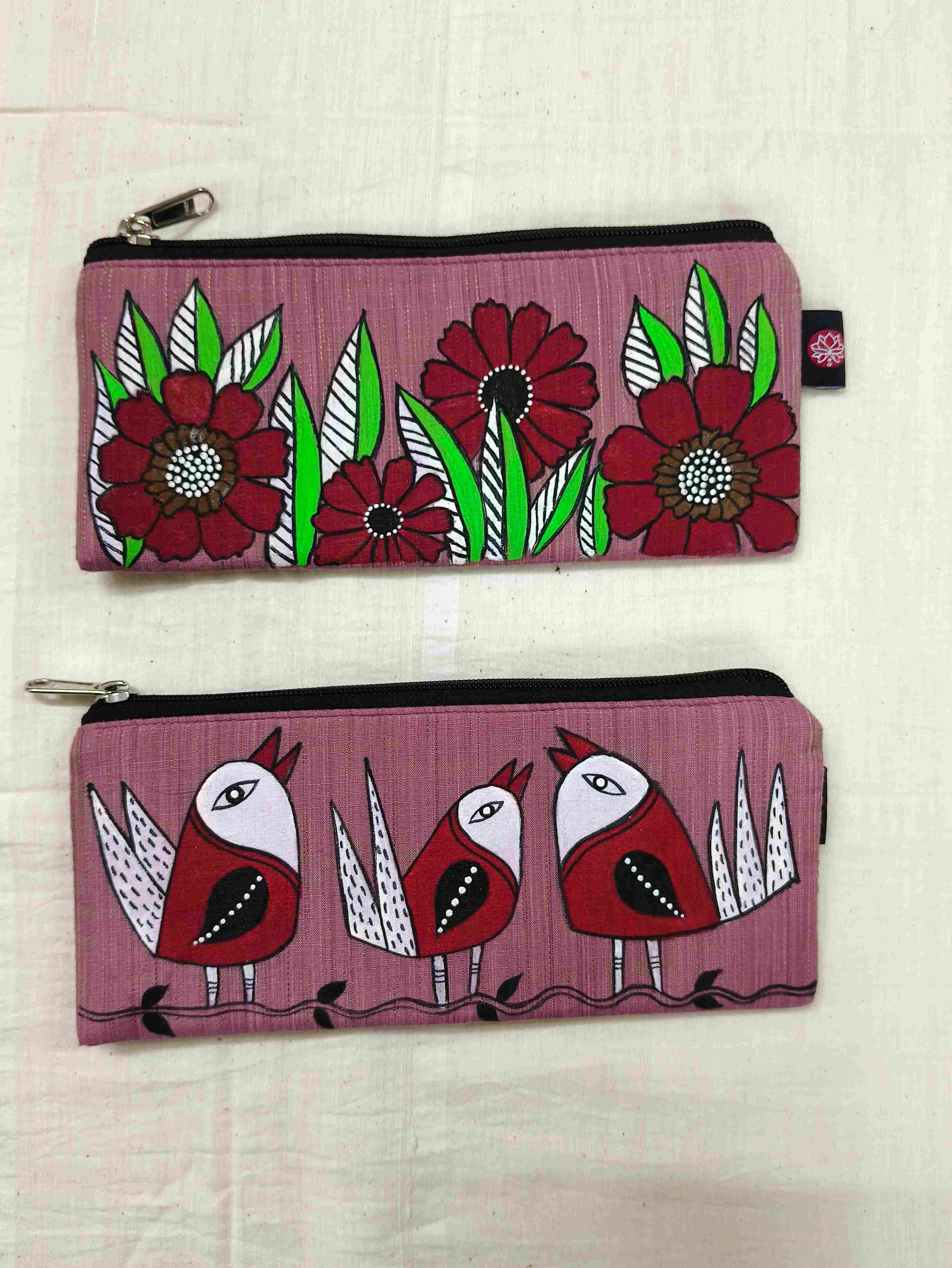 Handpainted Pouch